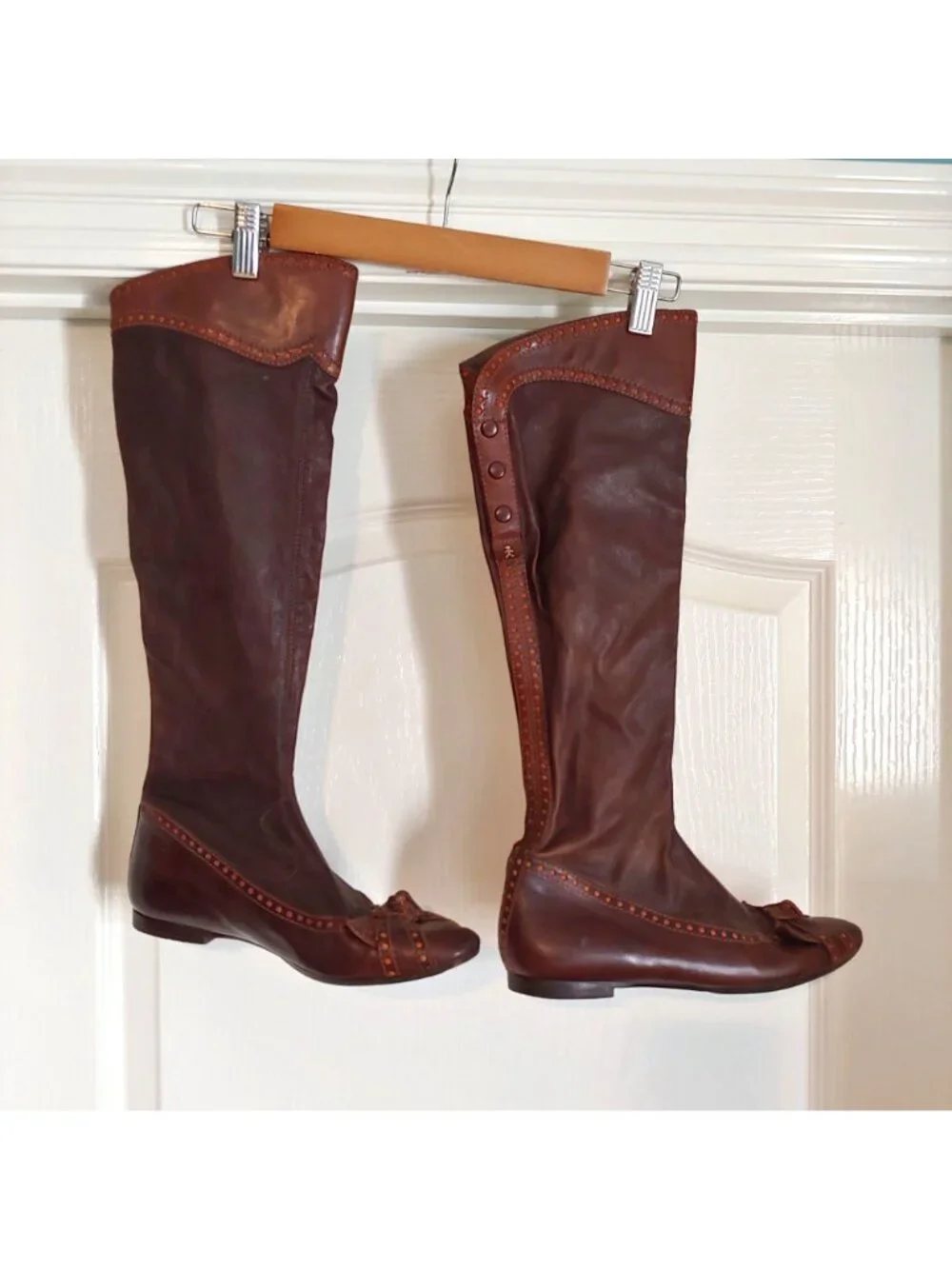 Henry Beguelin Handmade Italy Leather Victorian Artisan Granny Boots Steampunk